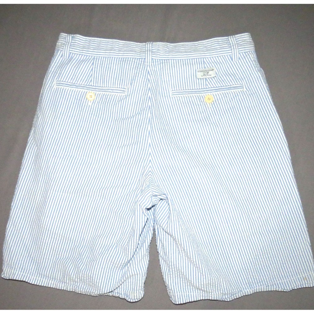 Vineyard Vines Pin Striped 100%‎ Cotton Seersucker Chino Club Shorts Men's 28 - Picture 4 of 5